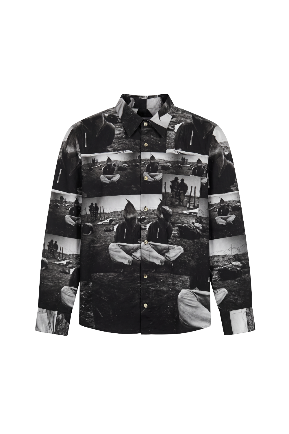 HOPE FOCUS Button-Up Shirt