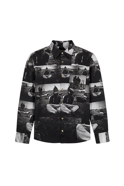 HOPE FOCUS Button-Up Shirt