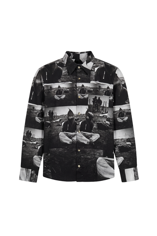 HOPE FOCUS Button-Up Shirt