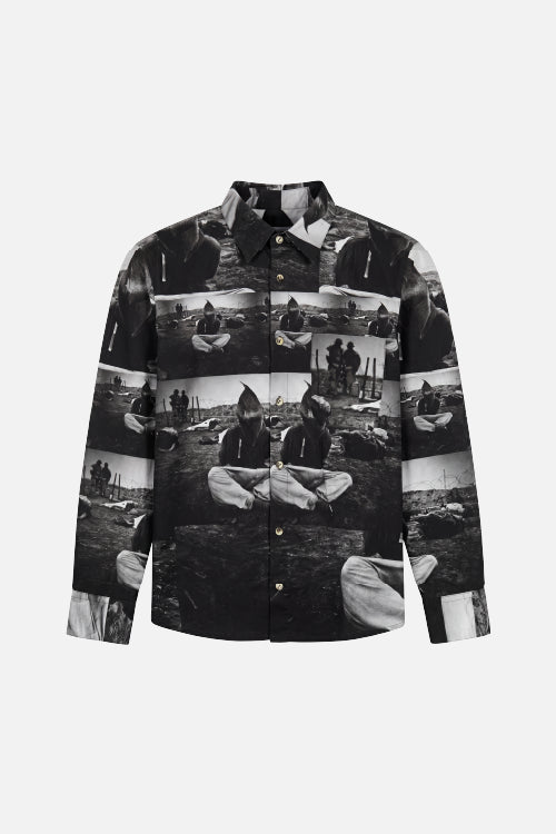 HOPE FOCUS Button-Up Shirt