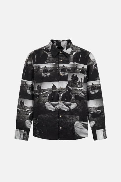 HOPE FOCUS Button-Up Shirt