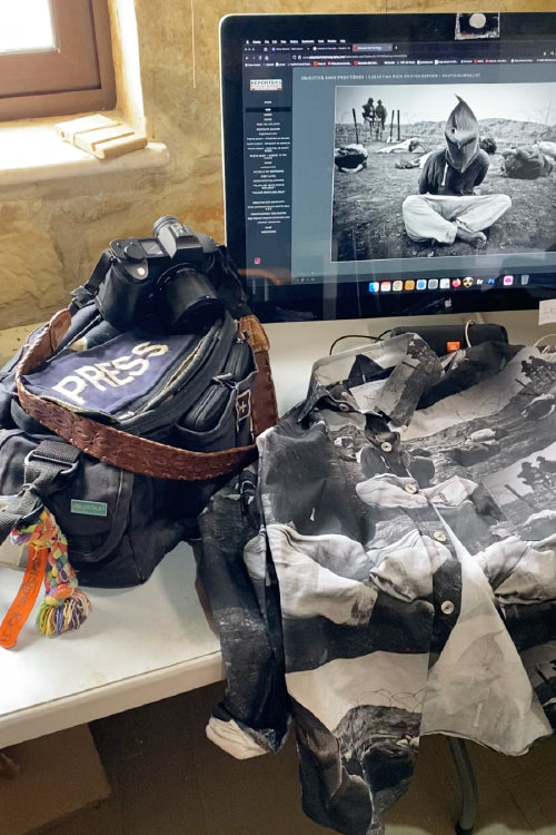 HOPE FOCUS Button-Up Shirt
