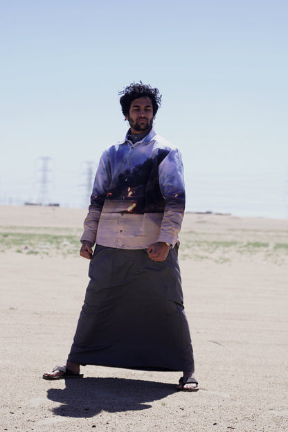 'O I L ! (Kuwait 1991)' Button-Up Shirt