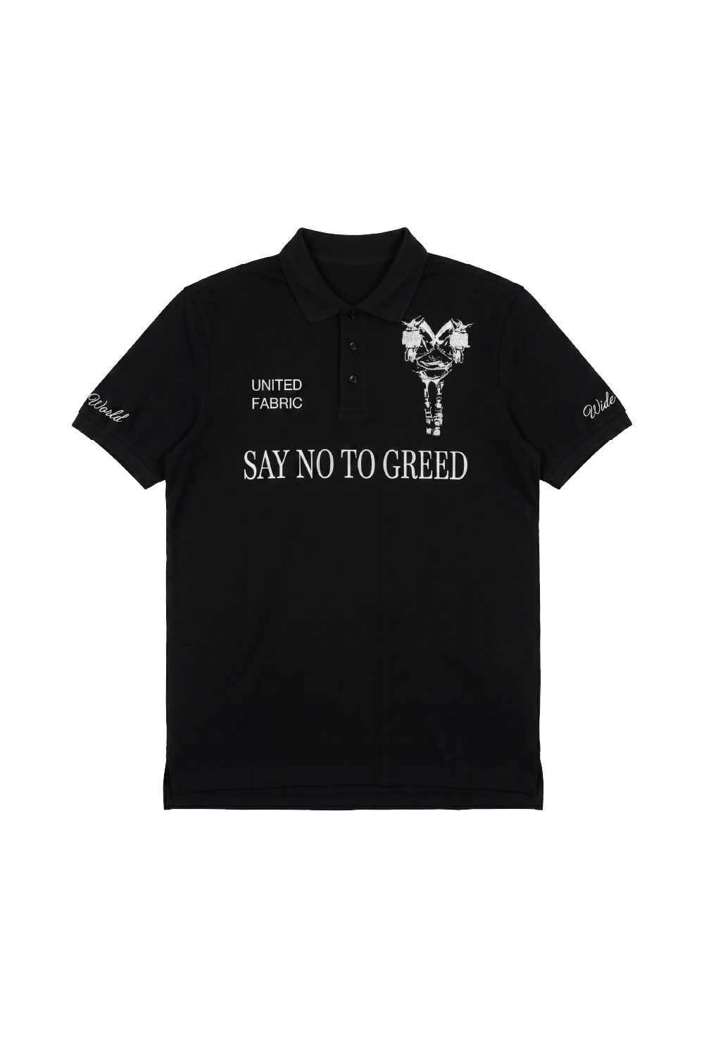 "SAY NO TO GREED" POLO