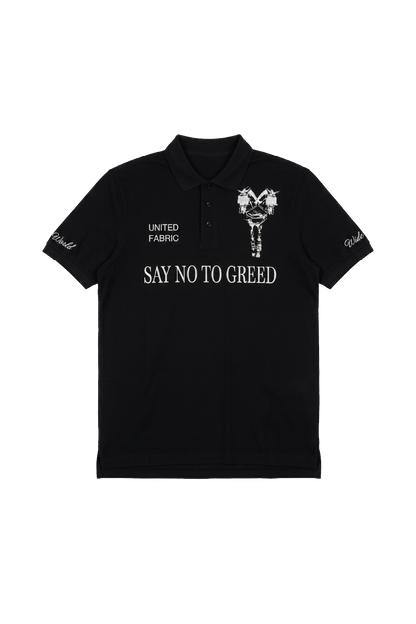 "SAY NO TO GREED" POLO