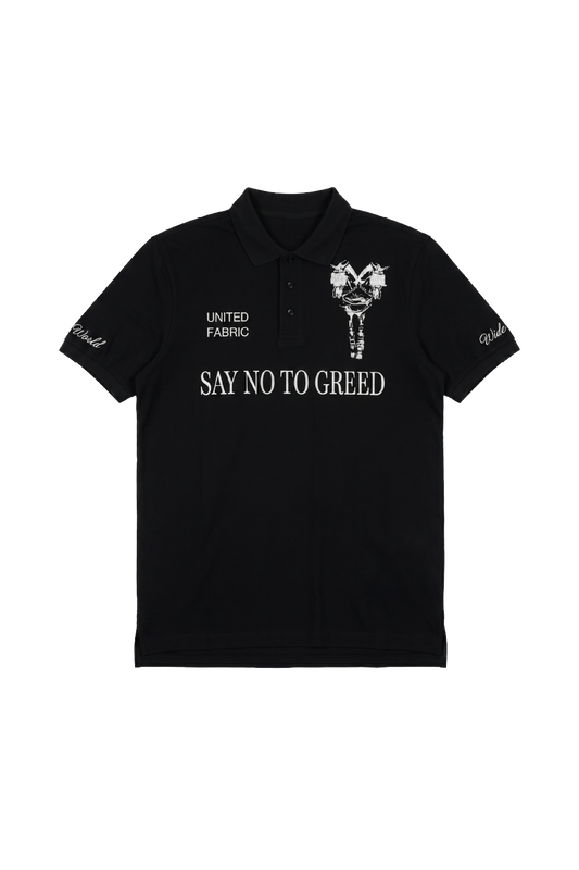 "SAY NO TO GREED" POLO