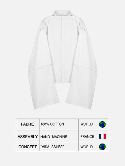 'VISA ISSUES' Button-Up Shirt